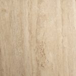 Wade Travertine Marble w/ Matte Black Metal Coffee Tables