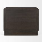 Wagner Dark Brown Wood w/ Arched Design Accent Cabinet