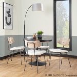 Walker Cream Noise Mid-Century Modern Dining Chairs (Set of 2) 12 Walker Cream Noise Mid-Century Modern Dining Chairs (Set of 2)