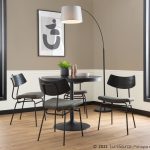 Walker Mid-Century Modern Black Dining Chairs Dark Grey (Set of 2) 13 Walker Mid-Century Modern Black Dining Chairs Dark Grey (Set of 2)