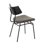 Walker Mid-Century Modern Black Dining Chairs Dark Grey (Set of 2) 18 Walker Mid-Century Modern Black Dining Chairs Dark Grey (Set of 2)
