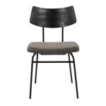 Walker Mid-Century Modern Black Dining Chairs Dark Grey (Set of 2) 20 Walker Mid-Century Modern Black Dining Chairs Dark Grey (Set of 2)