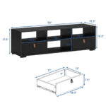 Walnut TV Stand Media Console for TVs up to 60 Inches 25 Walnut TV Stand Media Console for TVs up to 60 Inches