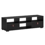 Walnut TV Stand Media Console for TVs up to 60 Inches 24 Walnut TV Stand Media Console for TVs up to 60 Inches