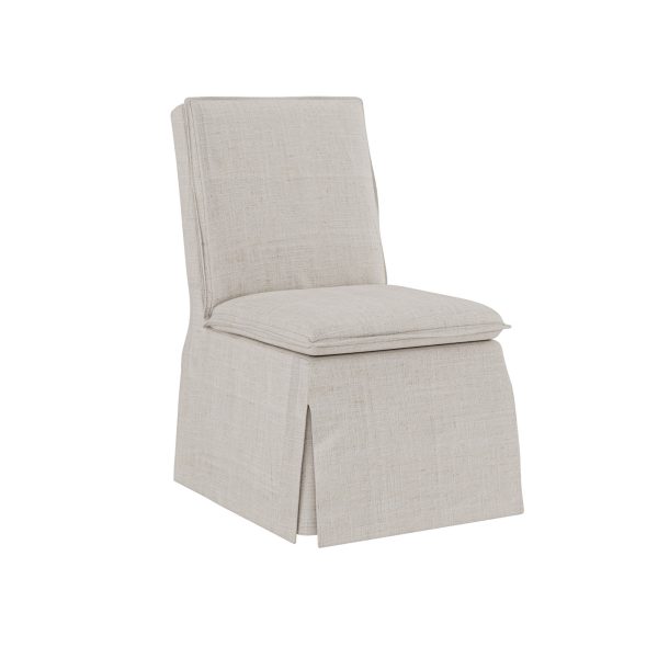 Walter Ivory Farmhouse Dining Chair with Storage and Casters