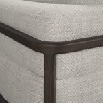 Warner Gray 3 Piece Sofa Set w/Corner Piece
