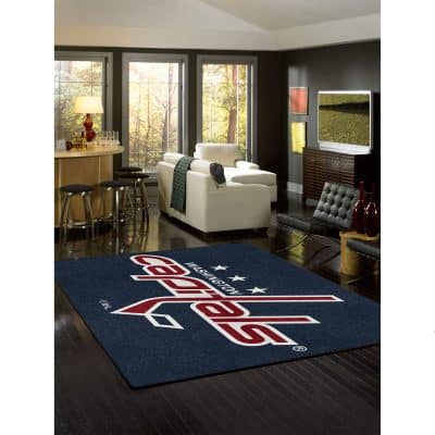 Washington Capitals 8x11 Spirit Rug