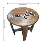 Washington Capitals Oak Barrel Table 5 Washington Capitals Oak Barrel Table