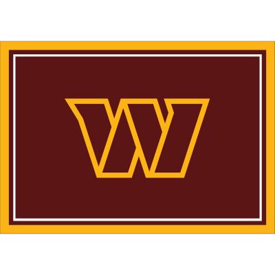 Washington Commanders 6x8 Spirit Area Rug Team Logo NFL USA