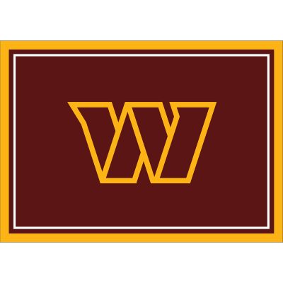 Washington Commanders 8x11 Spirit Area Rug Officially Licensed NFL