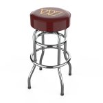 Washington Commanders Chrome Logo American Crafted Bar Stool