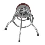 Washington Commanders Chrome Logo American Crafted Bar Stool