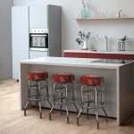 Washington Commanders Chrome Logo American Crafted Bar Stool
