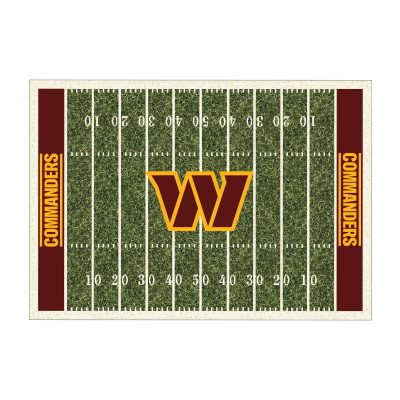 Washington Commanders Homefield 4x6 Football Field Area Rug