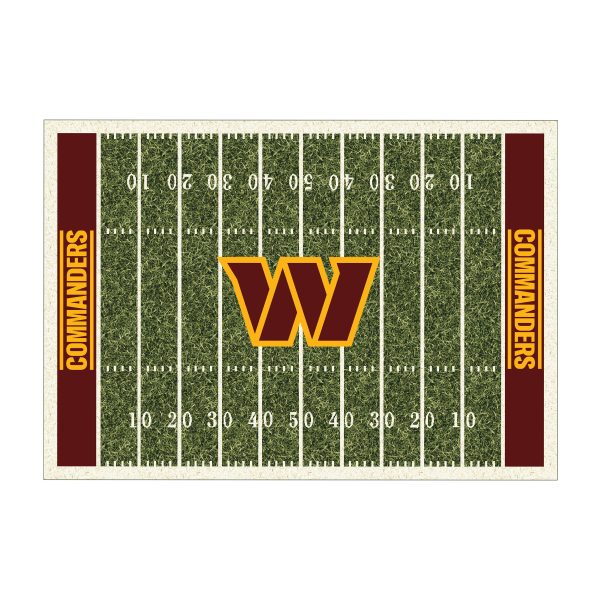 Washington Commanders Homefield 4x6 Football Field Area Rug