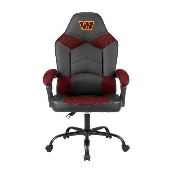 Washington Commanders Oversized Gaming Office Chair with Storage Pouch