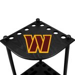 Washington Commanders Solid Wood Corner Cue Rack