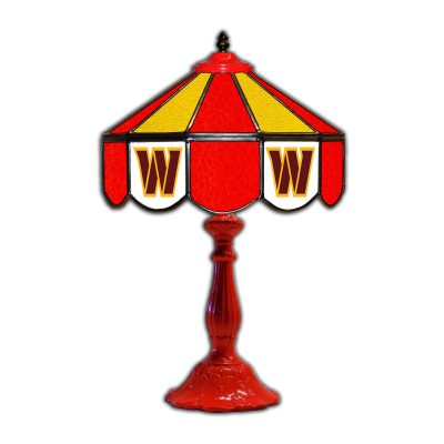 Washington Commanders Tiffany Style 21 inch Glass Table Lamp