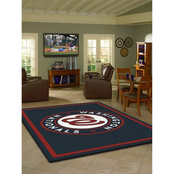 Washington Nationals 8x11 Spirit Rug Officially Licensed MLB 1