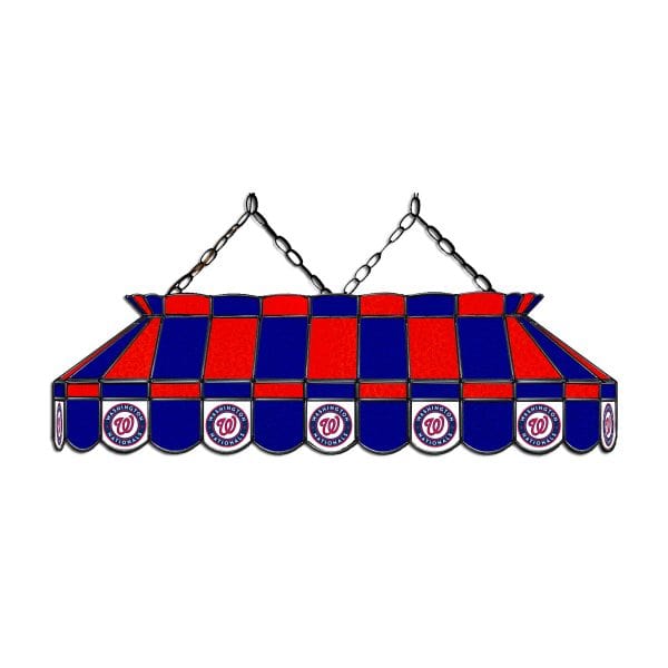 Washington Nationals Stained Glass Billiard Lamp 40 Inch