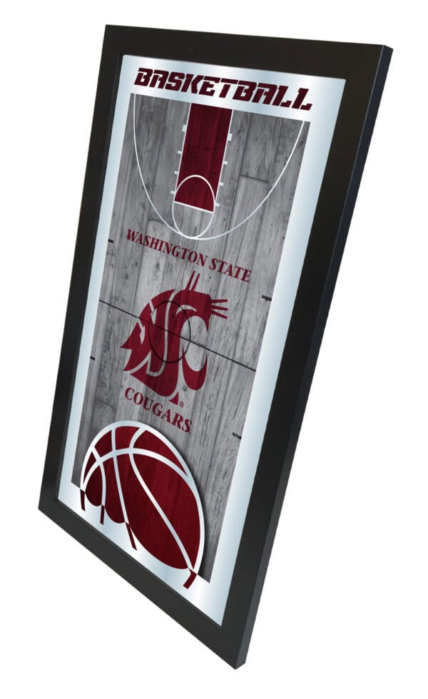 Washington State University 15x26 Basketball Wall Mirror