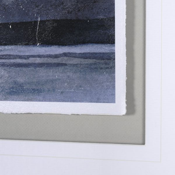 Watercolor Sketch I by Mercana Studio Hand Embelished Textured Framed Art Print Matted under Glass 5