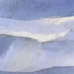 Watercolor Sketch I by Mercana Studio Hand Embelished Textured Framed Art Print Matted under Glass