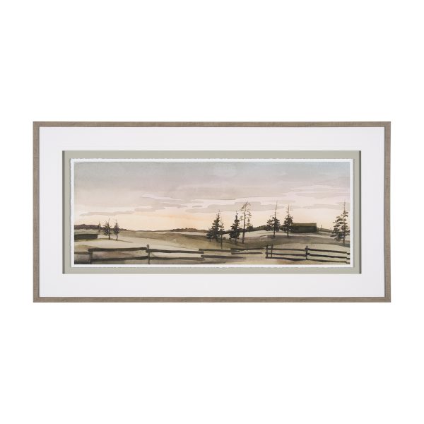 Watercolor Sketch III by Mercana Studio Hand Embelished Textured Framed Art Print Matted under Glass