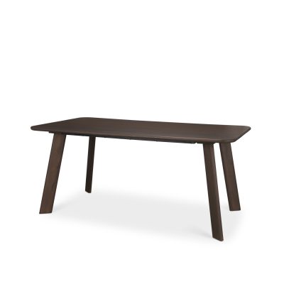 Welborn 72" Dark Brown Wood Rectangular Dining Table