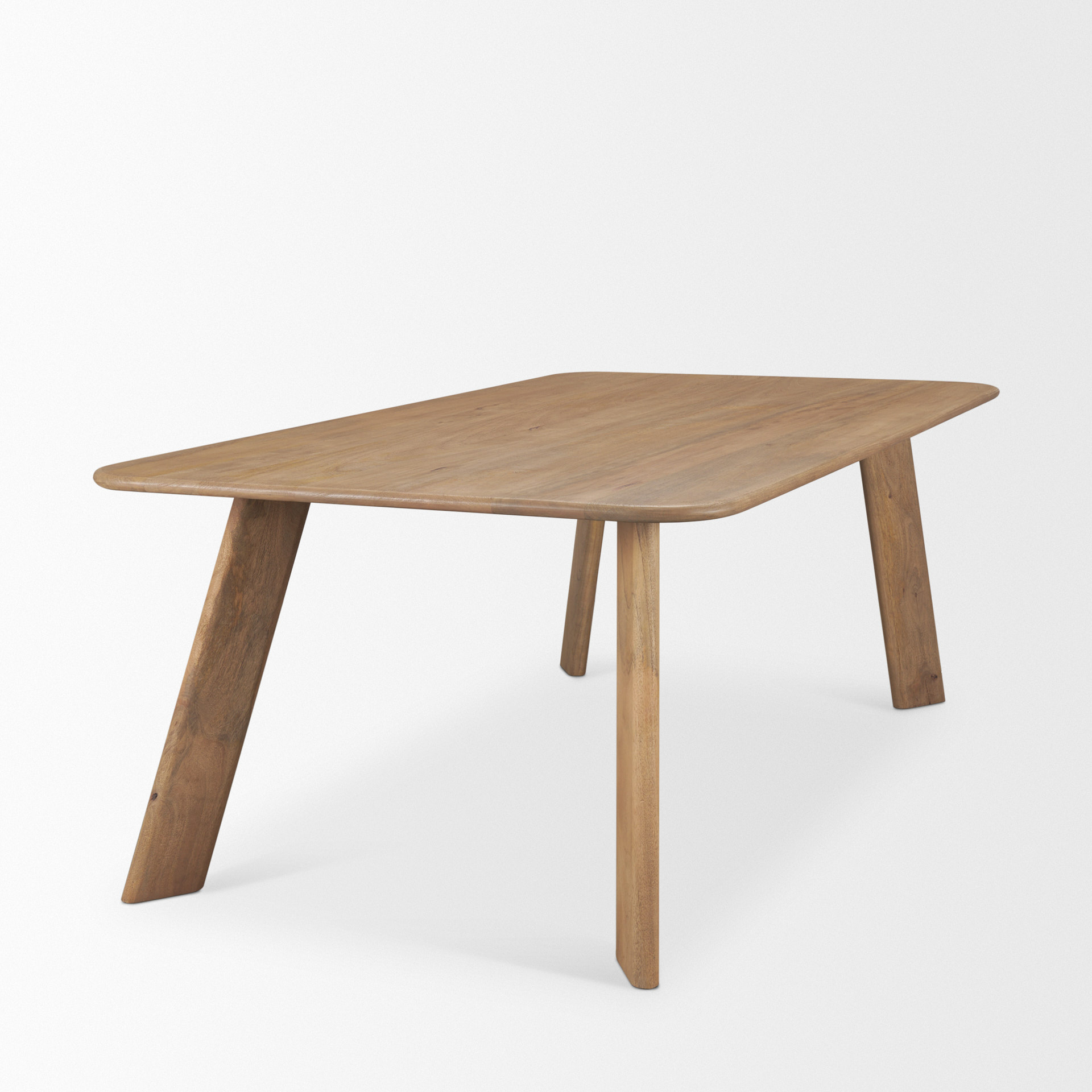 Welborn 84" Light Brown Wood Rectangular Dining Table 5 Welborn 84" Light Brown Wood Rectangular Dining Table - Image 5