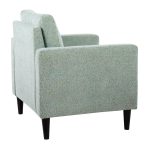 Wendy Light Green Fabric Contemporary Accent Chair