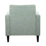 Wendy Light Green Fabric Contemporary Accent Chair