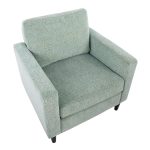 Wendy Light Green Fabric Contemporary Accent Chair