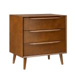 Werner Acorn Mid-Century Modern 3 Drawer Accent Chest 6 Werner Acorn Mid-Century Modern 3 Drawer Accent Chest