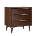 Werner Acorn Mid-Century Modern 3-Drawer Accent Chest 6 Werner Acorn Mid-Century Modern 3-Drawer Accent Chest