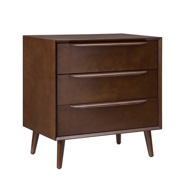 Werner Acorn Mid Century Modern 3 Drawer Accent Chest 5