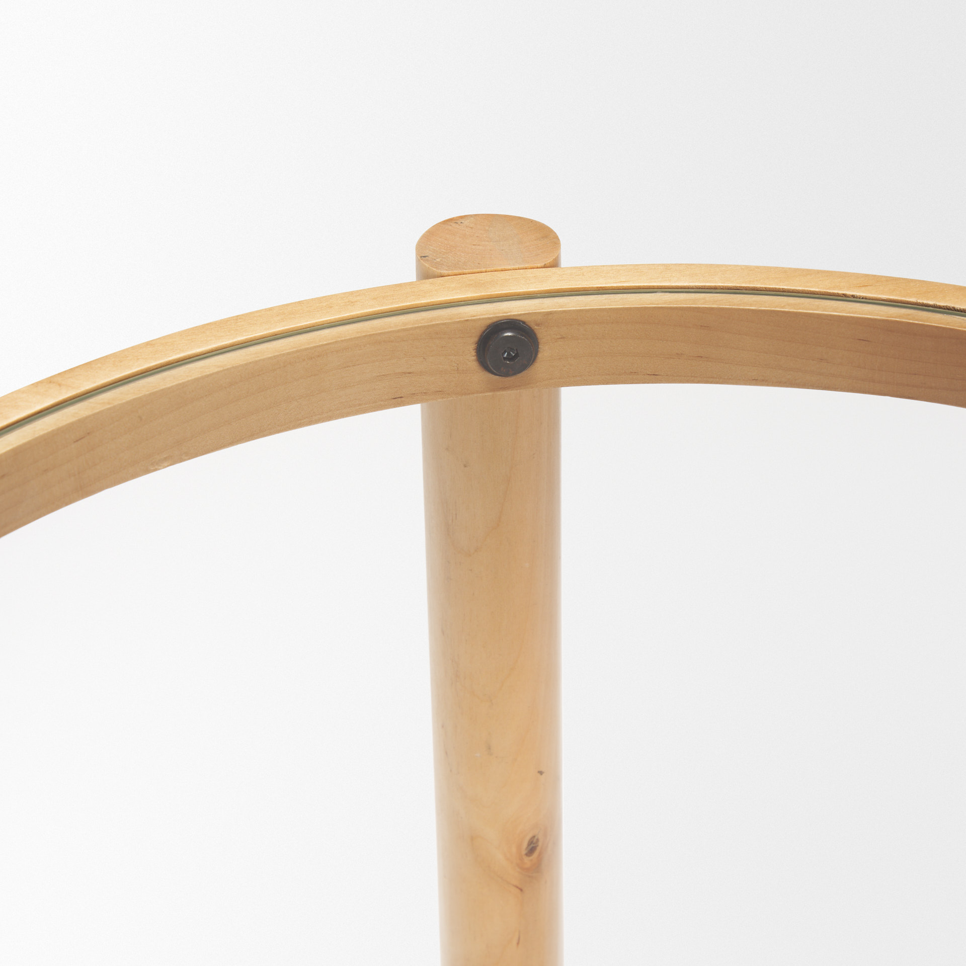 Weslyn Solid Light Brown Wood and Glass Top w/ Cane Side Table 5 Weslyn Solid Light Brown Wood and Glass Top w/ Cane Side Table - Image 5