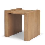 Wesson Light Brown Wood Accent Table