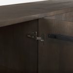 West 82.0L x 18.0W x 34.0H Wooden Angular Sideboard