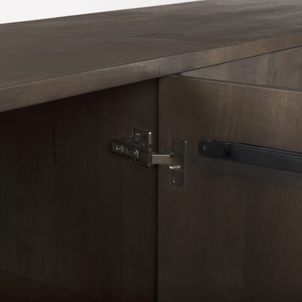 West 82.0L x 18.0W x 34.0H Wooden Angular Sideboard 11