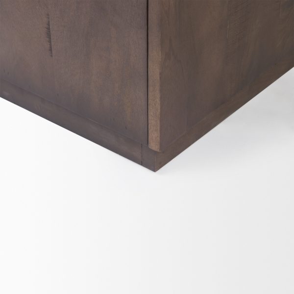 West 82.0L x 18.0W x 34.0H Wooden Angular Sideboard 12