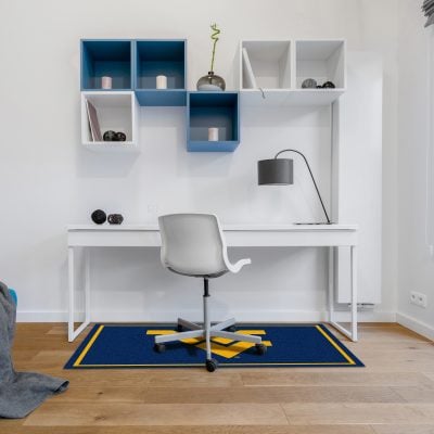 West Virginia University 3x4 Area Rug