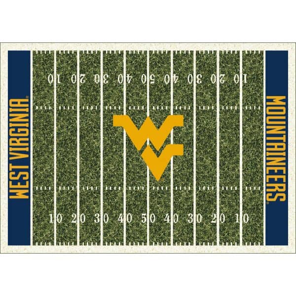 West Virginia University 4x6 Homefield Rug 1