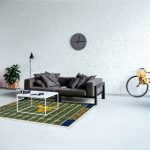 West Virginia University 4x6 Homefield Rug 3 West Virginia University 4x6 Homefield Rug