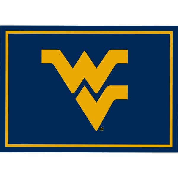 West Virginia University 4x6 Spirit Rug 1