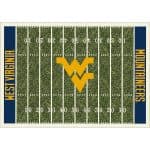 West Virginia University 6x8 Homefield Rug 4 West Virginia University 6x8 Homefield Rug