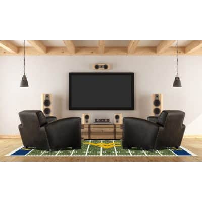 West Virginia University 6x8 Homefield Rug