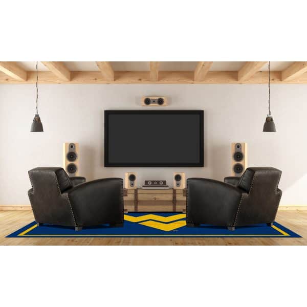 West Virginia University 6x8 Spirit Rug 1