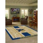 West Virginia University 8x11 Courtside Rug 4 West Virginia University 8x11 Courtside Rug