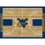 West Virginia University 8x11 Courtside Rug 3 West Virginia University 8x11 Courtside Rug
